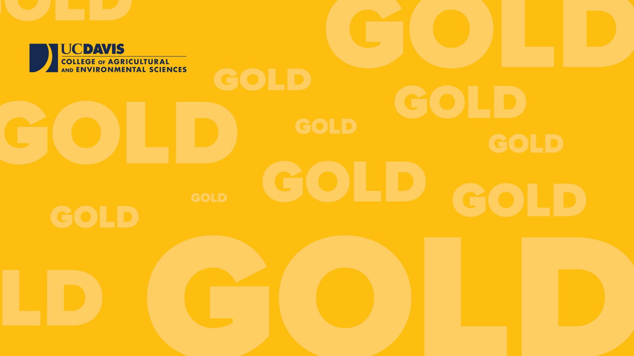 Gold herd wallpaper