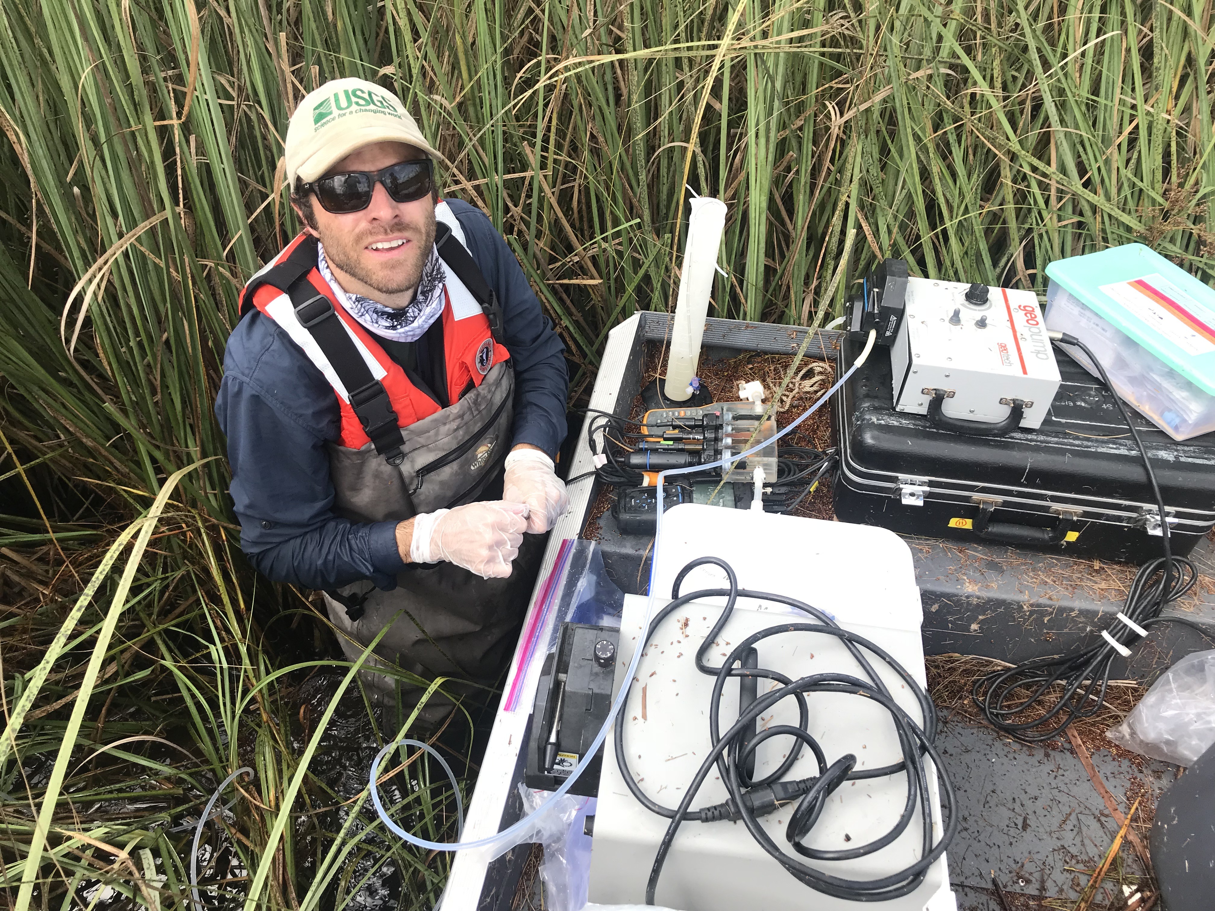 Brett Poulin in the Everglades
