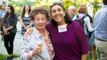 At an annual event, students had the opportunity to show their appreciation to donors who continue to provide crucial financial support for scholarships. Donors, in turn, were thrilled to meet with and learn about how their philanthropy is helping students achieve their goals.