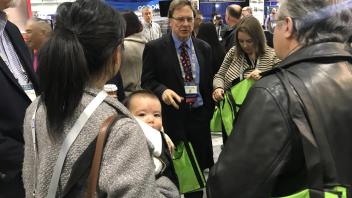 New faculty members attend the California League of Food Producers Expo in Sacramento.