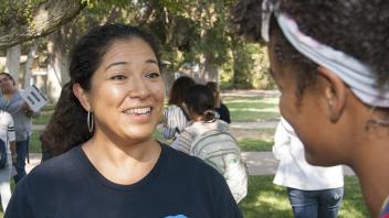 Transfer students at a UAP summer event.