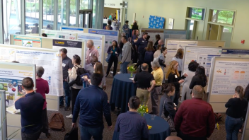 The college convened a Symposium on Agricultural, Environmental and Social Sciences to celebrate how research funded by the Agricultural Experiment Station affects air, water, healthy foods and communities.  (Jael Mackendorf/ UC Davis)