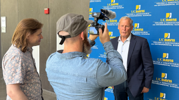 CA&ES staff interviews Don Cameron about participating in the AES conference.