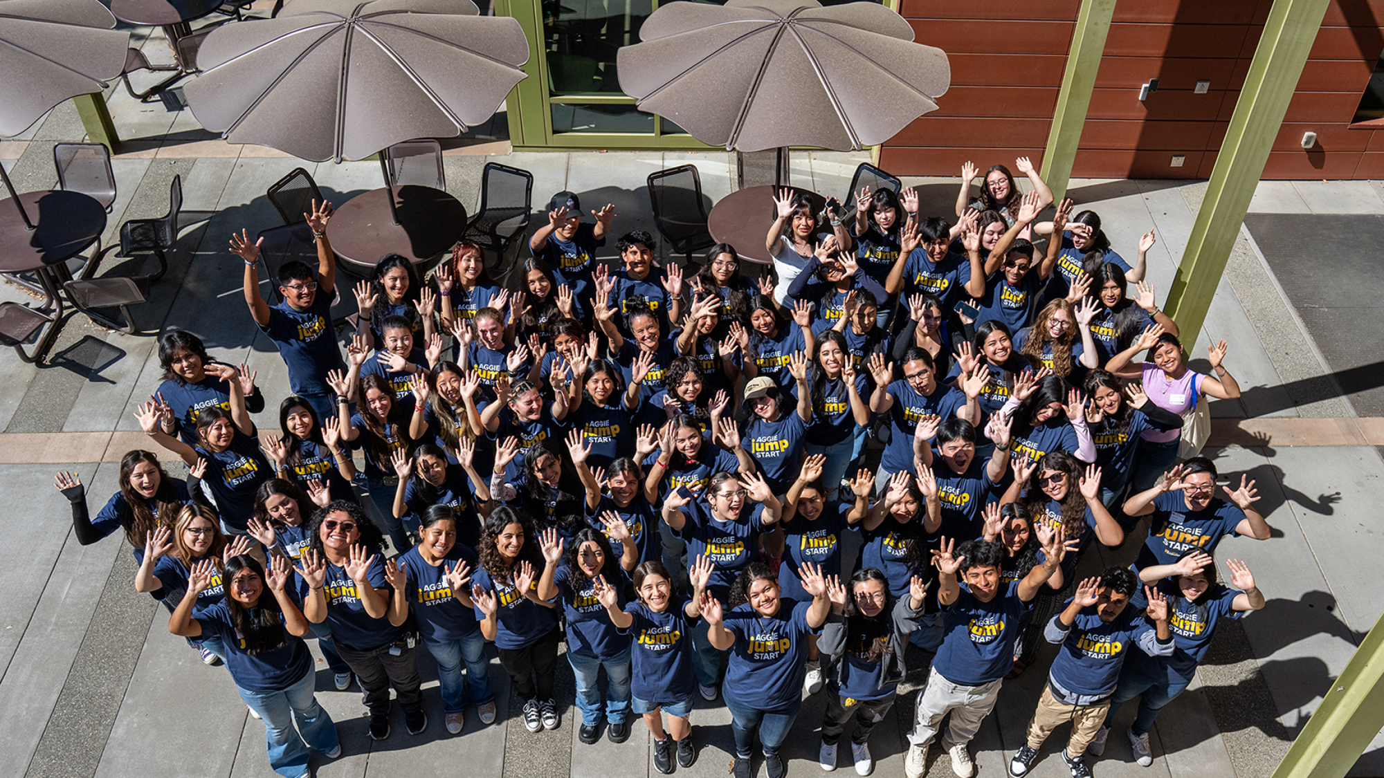 Orientation of the 2024 Aggie Jumpstart Cohort.