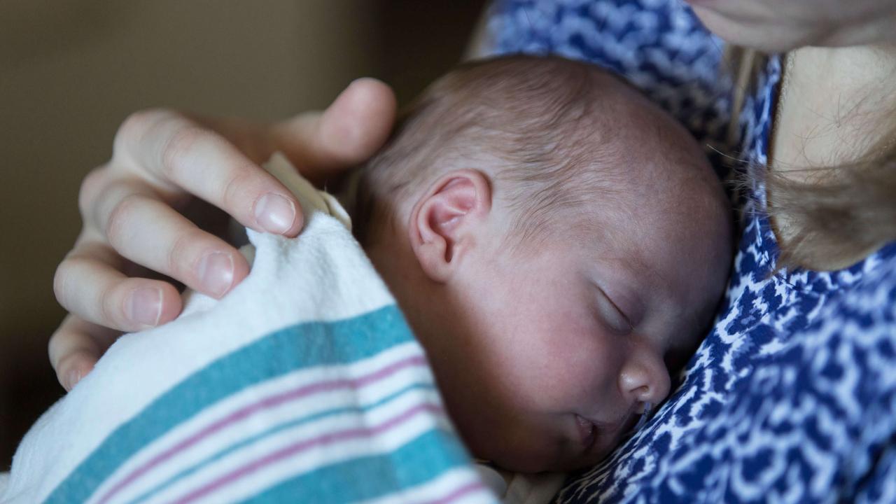 Baby’s gut microbes can help their health. (UC Regents) Baby’s gut microbes can help their health. (UC Regents)