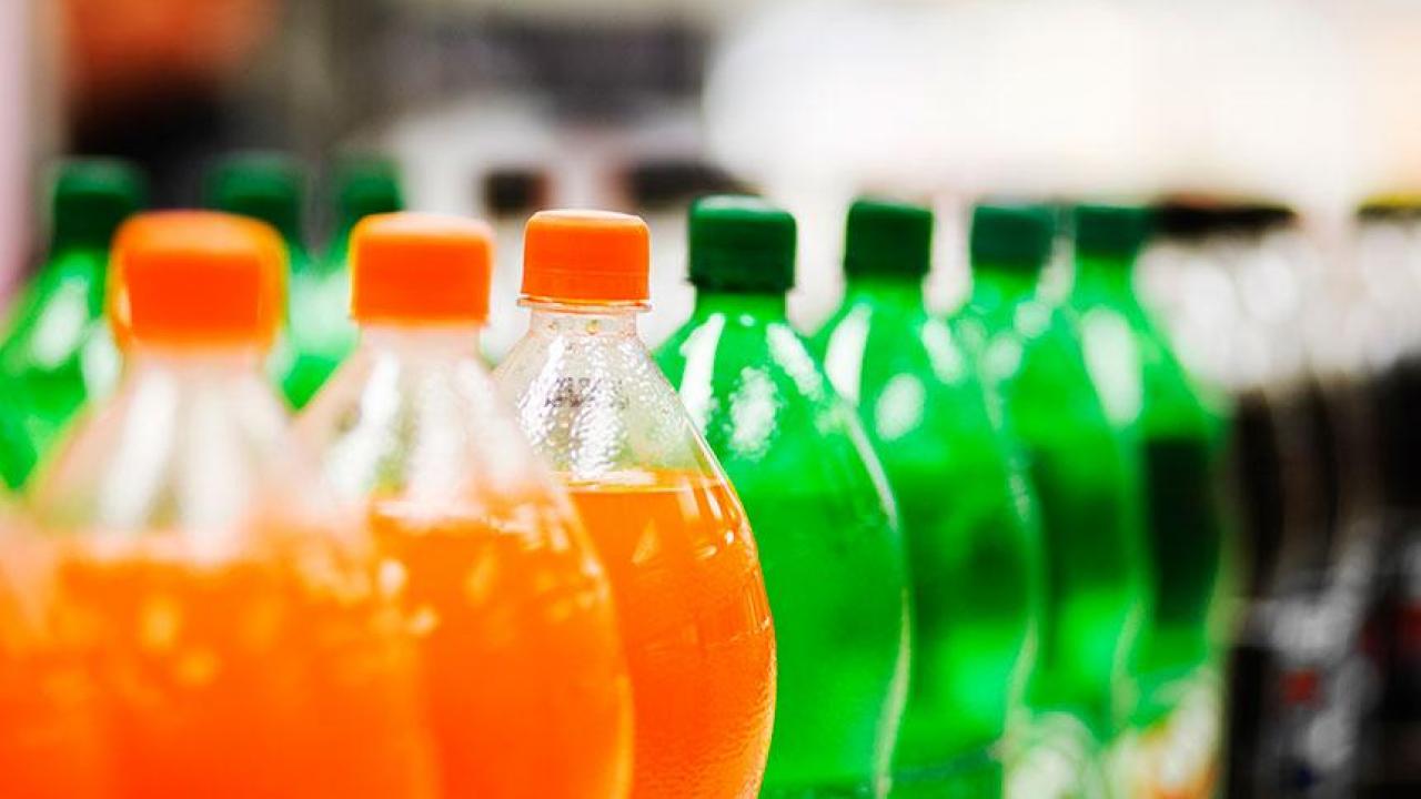 Soda bottles