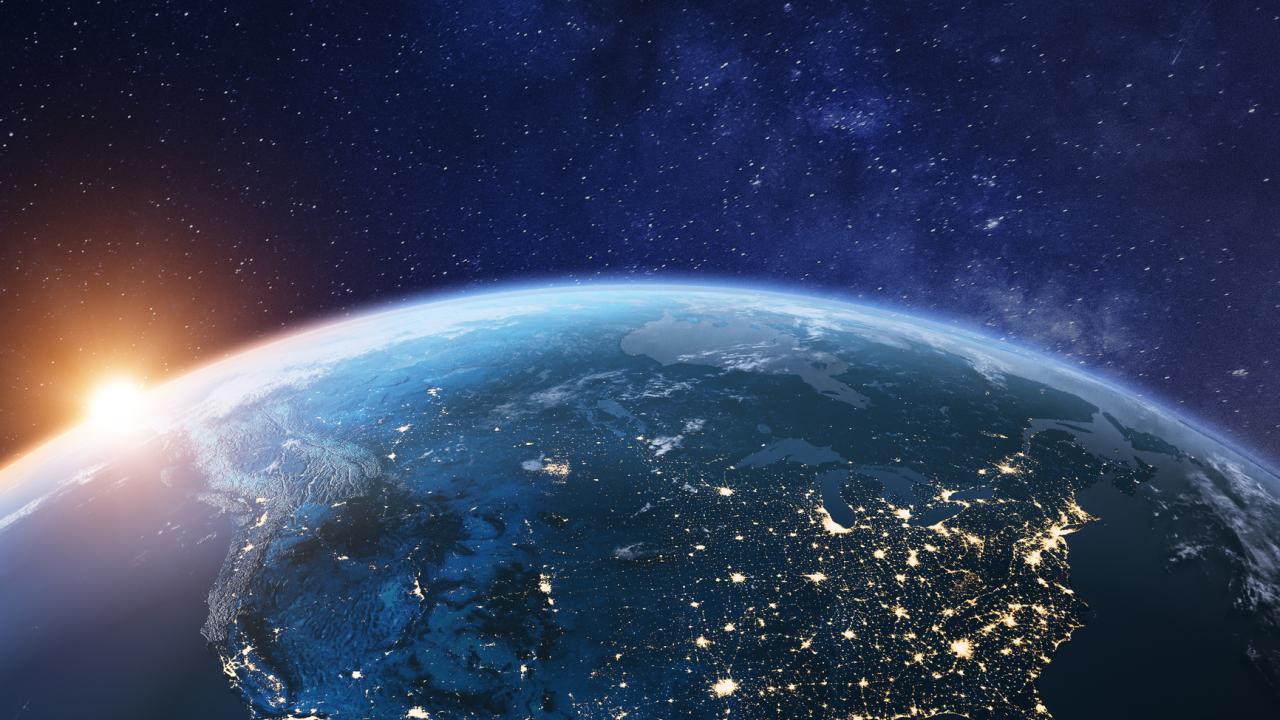 A view of the Earth from space. (Getty)