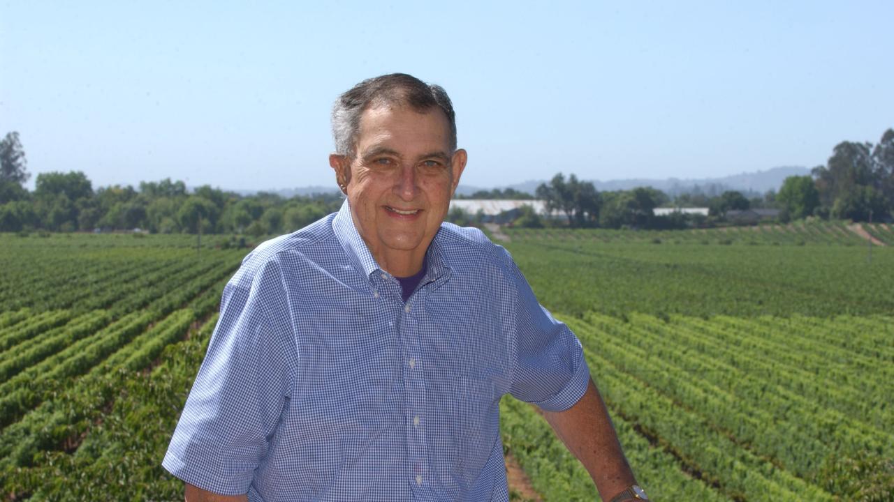 Richard M. Kunde, whose estate created the Richard M. Kunde Chair in Viticulture and Enology. (Kunde estate)