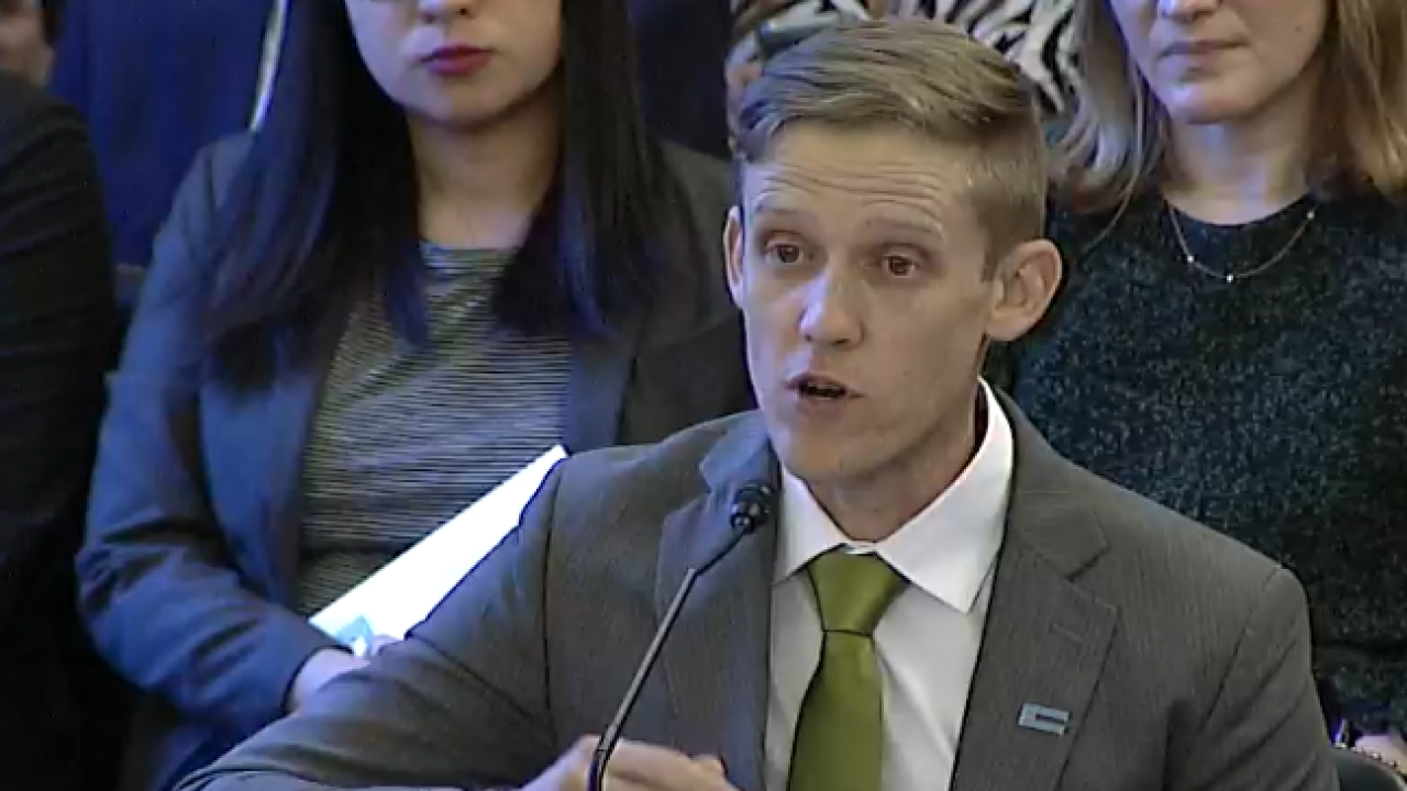 UC Davis Assistant Professor Mason Earles testified before Congress as an expert witness in Washington D.C. on the importance of AI technology in agriculture.
