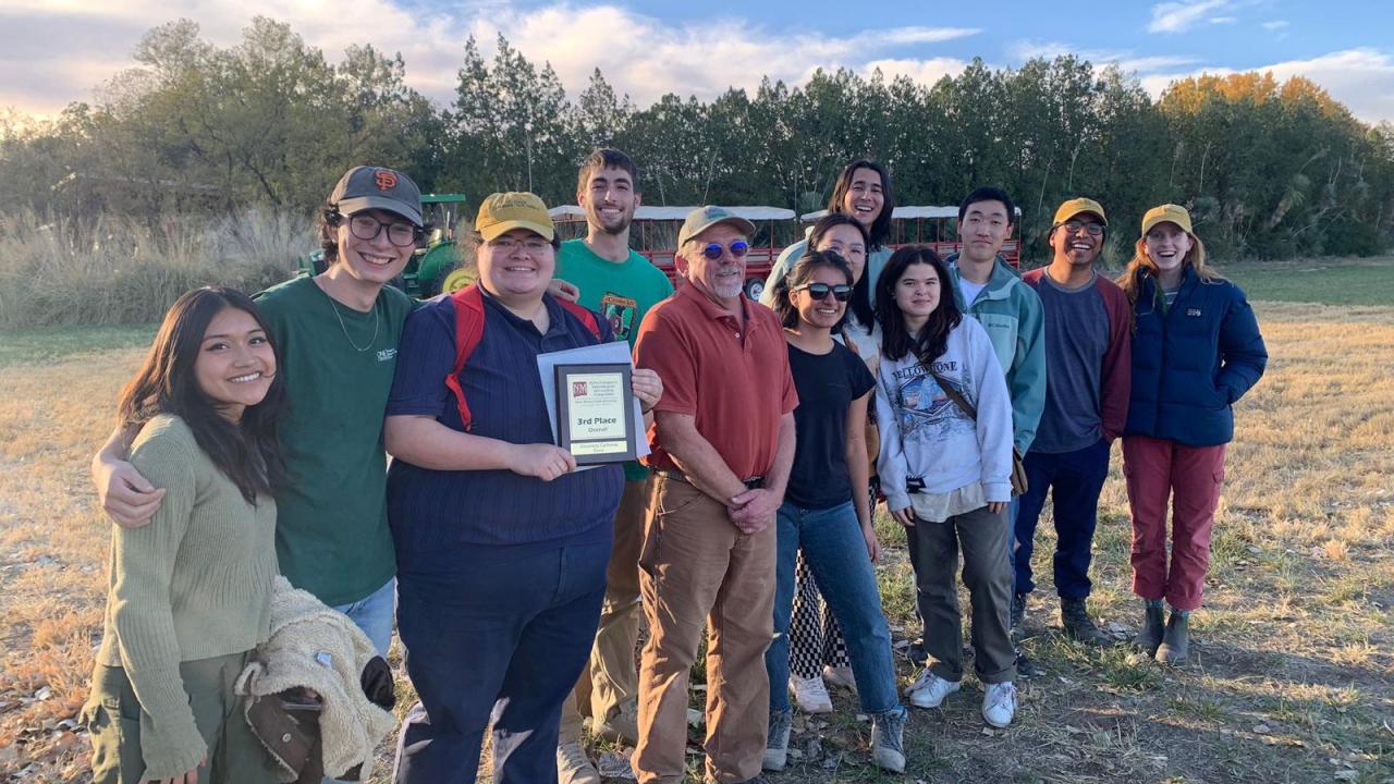 Team of undergraduate students, coached by four doctoral students, earned third place in the Region 6 Soil Judging Competition in New Mexico to qualify for a spot in the national collegiate contest.