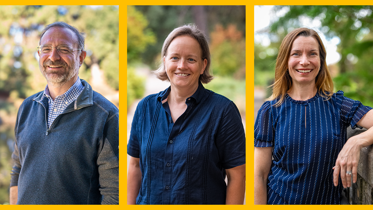 Jason Bond, Anne Todgham and Amanda Guyer portraits 