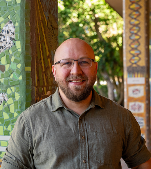 Strawberry Breeding Program and Assistant Professor Mitchell Feldmann. (Stephanie Perla / UC Davis)
