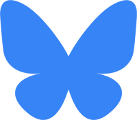 Blue Butterly silhouette