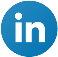 In in a blue circle