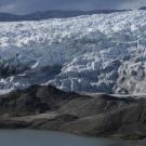 Greenland ice meets land Greenland, July 2008. The Arctic has already reached the 2 degrees Celsius warming milestone during some months of the year. (Eric Post/UC Davis)
