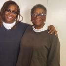 From left, Akilah Shahid stands with her mother, Dr. Terri Jett, and grandmother Beatrice Jett. All are participants in the Public Health Institute’s Child Health and Development Studies research program. (Courtesy Akilah Shahid)