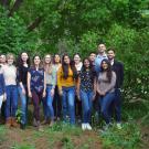 Dr. Bárbara Blanco-Ulate (center) and her lab group.