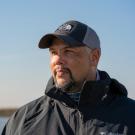UC Davis fish ecologist Levi Lewis studies threatened ecosystems, including wetlands, rivers, seagrass beds and coral reefs. (Alysha Beck/UC Davis)
