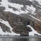 Ireland Lake in California’s Sierra Nevada is among the small alpine lakes UC Davis researchers monitored to learn about how the lakes behave in the winter. (Adrianne Smits/UC Davis)