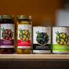 The UC Davis Olive Center is offering a line of table olive products on campus in collaboration with California-based Musco Family Olive Co. Photo by: Jael Mackendorf, UC Davis.
