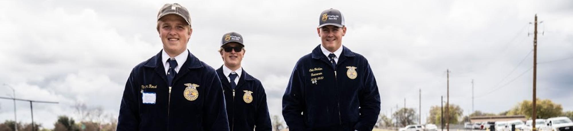 FFA Contestants in Uniform