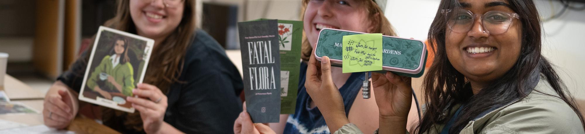 Students from the Environmental Toxicology Club met for an eerie murder mystery event and dinner. (Elyssa Lieu / UC Davis) 