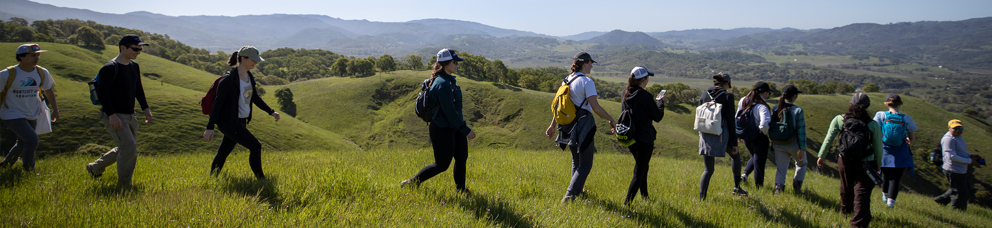 Students at a field trip to the UC Hopland Research and Extension Center is to demonstrate tools and methods to undergrads to understand the water cycle, with the ultimate goal of designing sustainable water resources systems. 